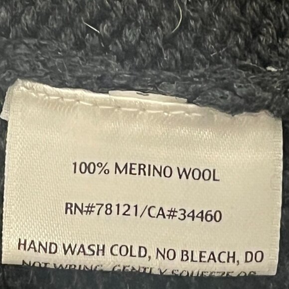 Eileen Fisher open cardigan XL merino wool waterfall grey charcoal - Picture 13 of 14